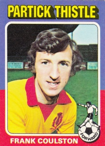 1975-76 Topps Scottish Footballers Frank Coulston