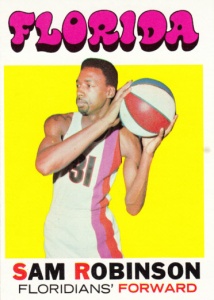 1971-72 Topps Basketball Sam Robinson