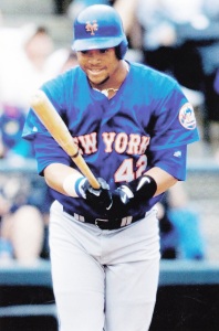1998 Pinnacle Mets Snapshots Butch Huskey