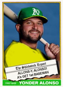 2015-16 TSR Hot Stove 76-T2b Allons-y Yonder Alonso